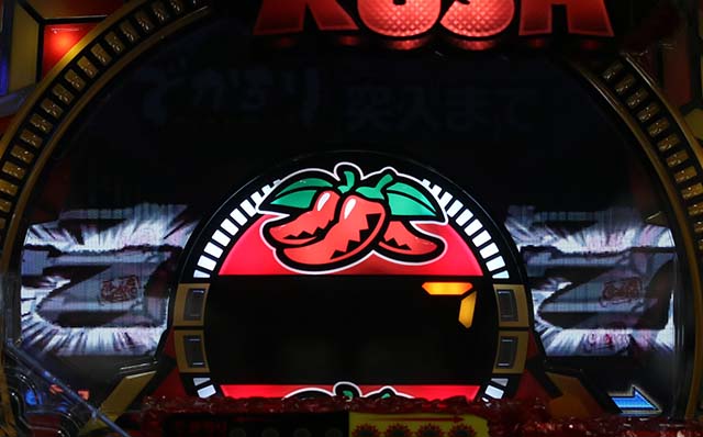 でかちり白7図柄テンパイあおり