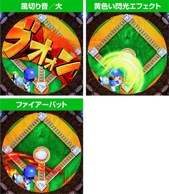 ホームランキング素振り演出