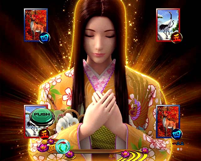 真花月2(甘デジ)まりこお祈りリーチ