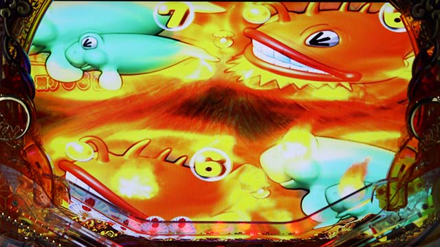 海物語JAPAN2金富士ゾーン・テンパイあおり中・裏ボタン