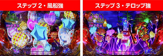 海物語JAPAN2金富士華唱ゾーン・観客ステップアップ予告