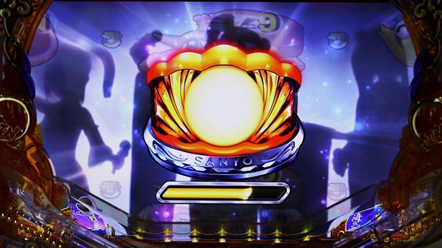 海物語JAPAN2金富士返り咲け華唱ゾーン・テンパイ後シルエット演出