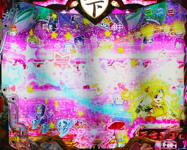 戦国乙女6・リーチ後予告・リーチライン予告