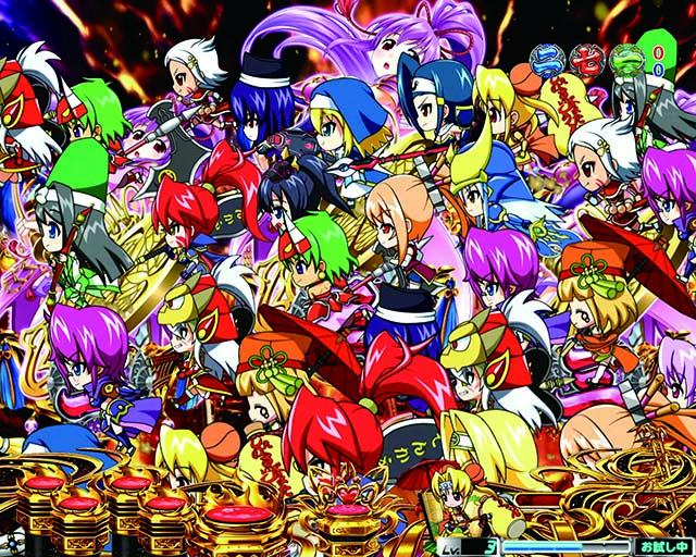 戦国乙女6・リーチ後予告・群予告