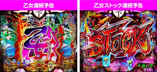 戦国乙女6・演出法則一覧・連続予告