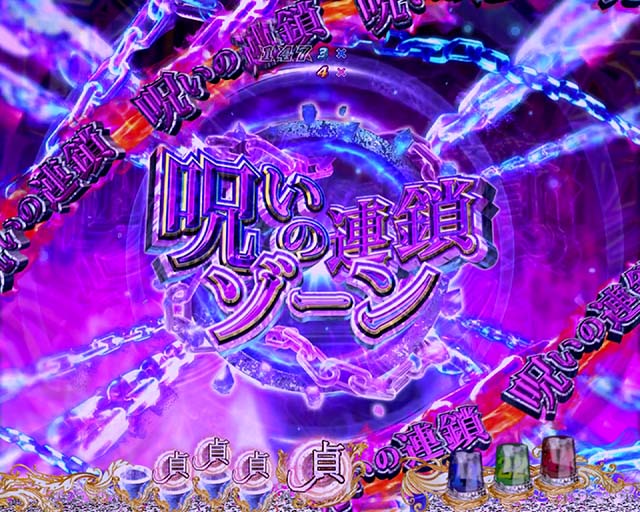 貞子3D2大チャンス演出・呪いの連鎖ゾーン