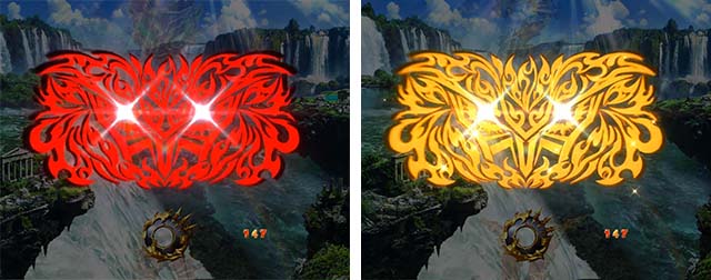 ハーデスザワールド役物ステップアップ予告