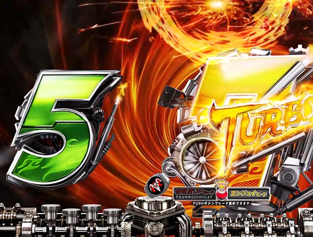 仮面ライダー轟音・リーチ前予告・TURBO連続予告・信頼度