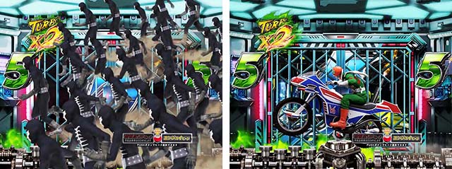 仮面ライダー轟音・リーチ後予告・群予告・信頼度