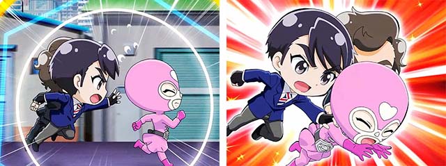 仮面ライダー轟音・特殊リーチ・ハート戦闘員追っかけ演出・信頼度