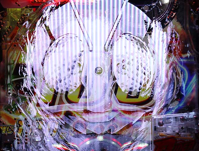 仮面ライダー轟音・激走サイクロンモード中・先読みフェイスビジョン予告・信頼度