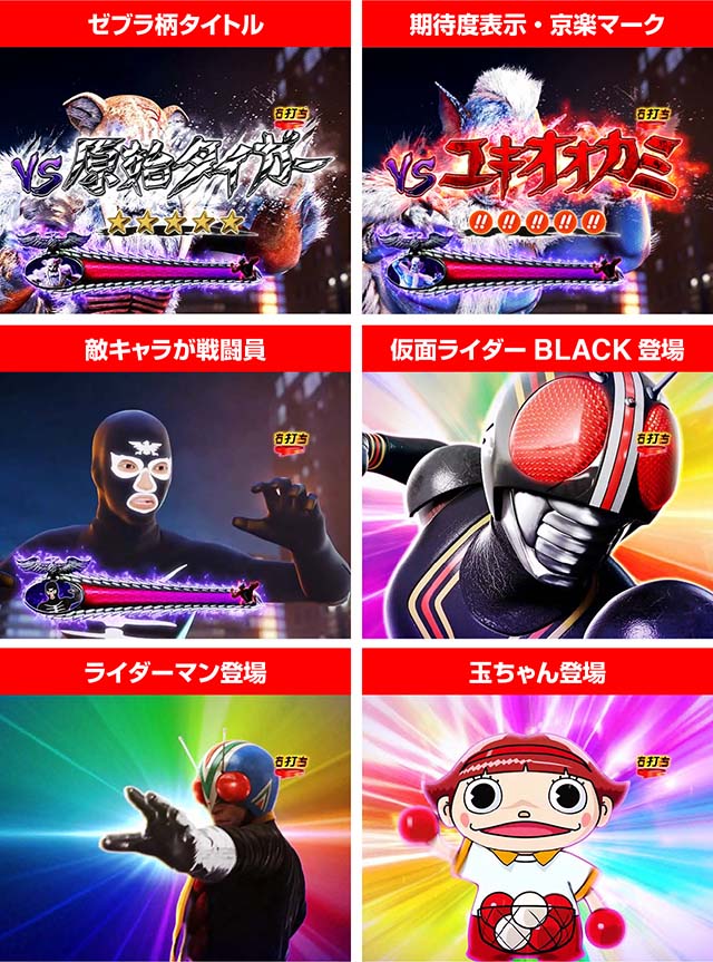 仮面ライダー轟音時短・確変中プレミアム演出・サイクロンバトルリーチ