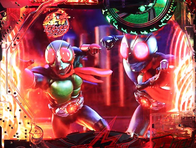 仮面ライダー轟音通常時・裏ボタン