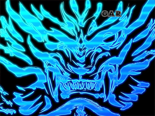 真牙狼デバイスゾーン中・ガロフラッシュ予告