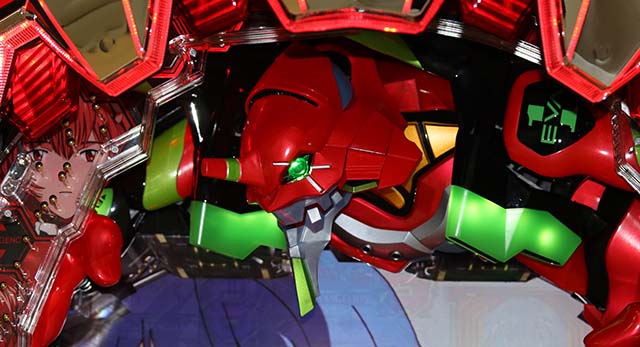 エヴァ決戦真紅・リーチ前予告・初号機役物予告