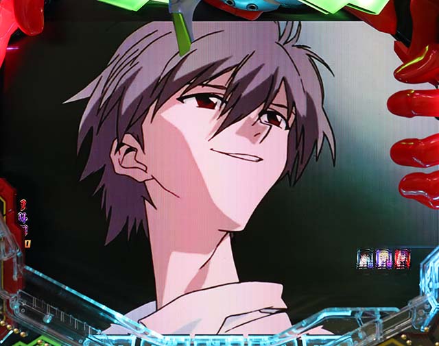 エヴァ決戦真紅・全回転リーチ・カヲル全回転