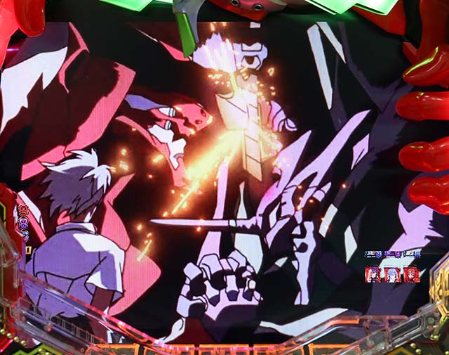 エヴァ決戦真紅・全回転リーチ・カヲル全回転