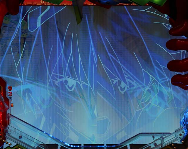 エヴァ決戦真紅・共鳴ステージ中・導光板先読み予告