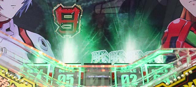 エヴァ決戦真紅・決戦ステージ中・モノリスランプ先読み予告