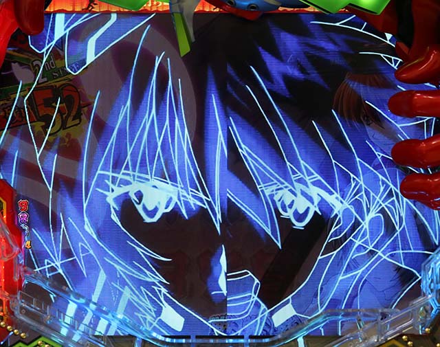 エヴァ決戦真紅・決戦ステージ中・導光板先読み予告