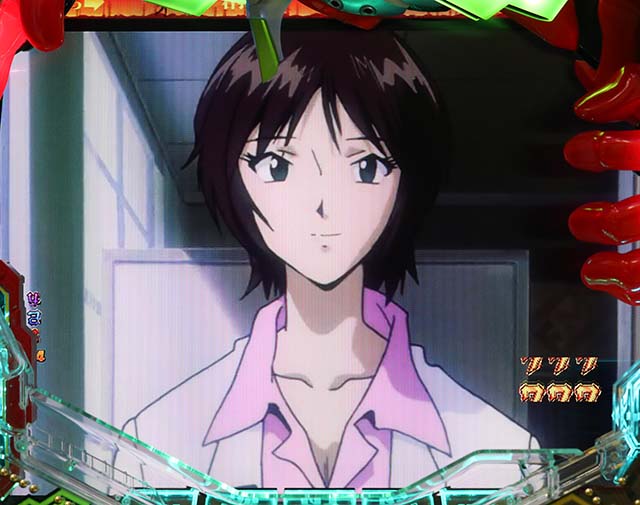 エヴァ決戦真紅・決戦ステージ中・全回転リーチ