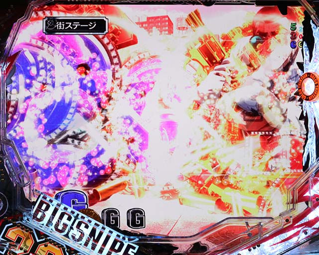 ゴルゴ13疾風・リーチ前予告・図柄アクション予告