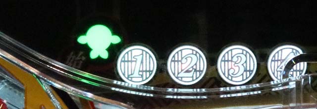 ドラム海物語INJAPANジャパンモード専用演出・保留変化予告