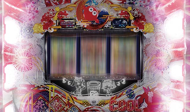 ドラム海物語INJAPANジャパンモード専用演出・入賞時先読みフラッシュ予告