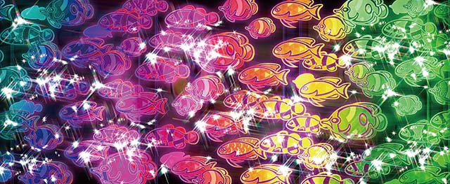 ドラム海物語INJAPANジャパンモード専用演出・スペシャル魚群タイム