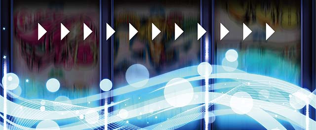 ドラム海物語INJAPAN海モード・波ランプ予告