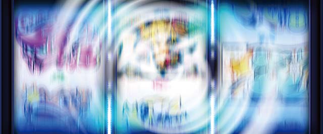 ドラム海物語INJAPAN海モード・波紋ランプ予告