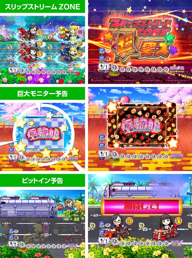 乗物娘WITHサイバージャパンダンサーズ・主要演出・カートモード専用演出