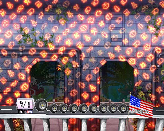 乗物娘WITHサイバージャパンダンサーズ・くるまモード中演出・トンネル背景変化予告