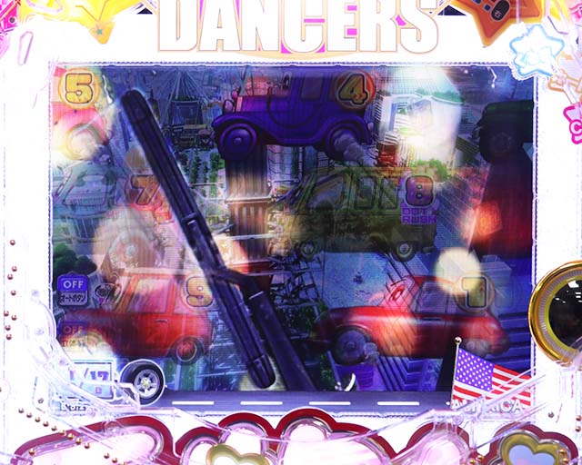 乗物娘WITHサイバージャパンダンサーズ・くるまモード中演出・ワイパー予告