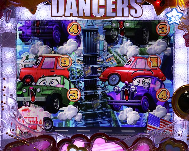 乗物娘WITHサイバージャパンダンサーズ・くるまモード中演出・テンパイアクション