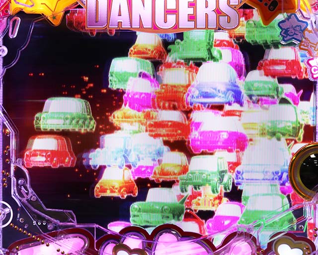 乗物娘WITHサイバージャパンダンサーズ・CJDモード中演出・ミニカー群予告