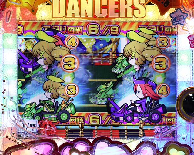 乗物娘WITHサイバージャパンダンサーズ・カートモード中・ラッキーチェンジリーチ