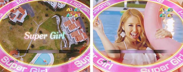 乗物娘WITHサイバージャパンダンサーズ・CJDモード中・Super Girlリーチ