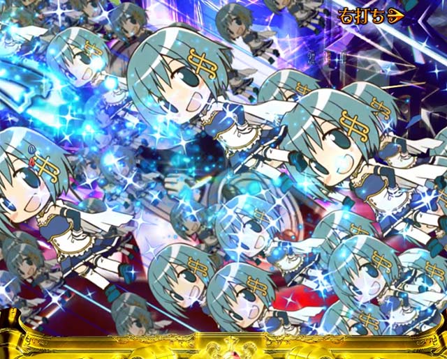 劇場版まどマギキュゥべえver・バトルモード中(RUSH)・群予告