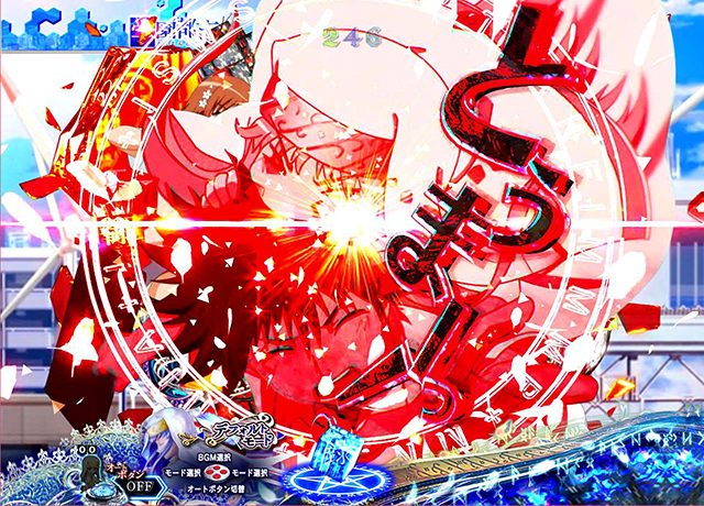 ぱちんこ・とある魔術の禁書目録・リーチ後予告・リーチライン予告