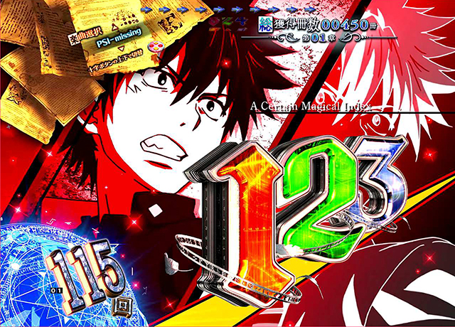 ぱちんこ・とある魔術の禁書目録・上条当麻ST中・キャラクター連続予告