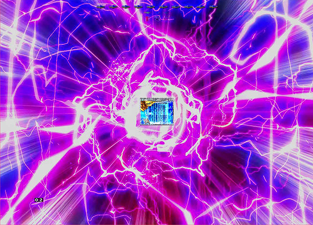 ぱちんこ・とある魔術の禁書目録・御坂美琴ST中・電撃EF連続予告