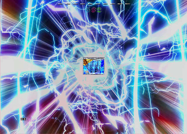 ぱちんこ・とある魔術の禁書目録・一方通行（アクセラレータ）ST中・電撃EF連続予告