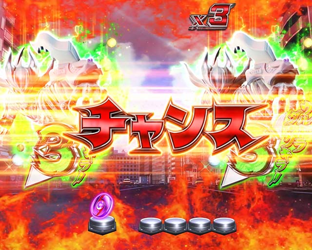 ウルトラセブン超乱舞・リーチ後予告・リーチライン予告