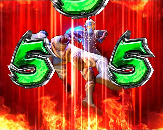 ウルトラセブン超乱舞・乱舞RUSH中・セブン図柄乱舞演出