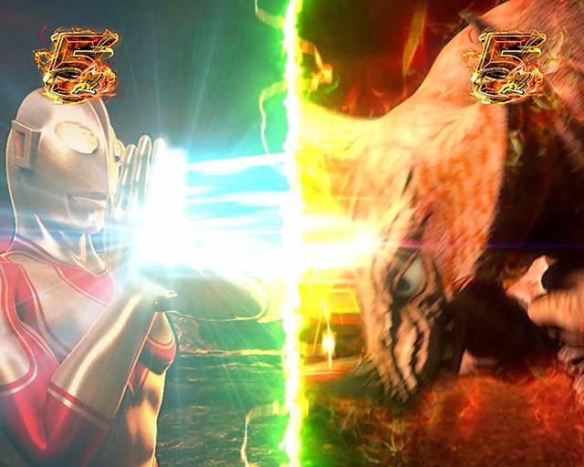 ウルトラセブン超乱舞・超乱舞RUSH中・VSゴモラ