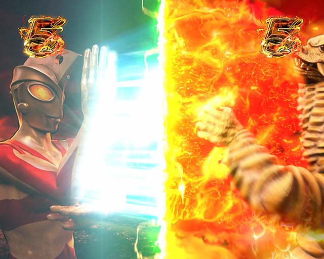 ウルトラセブン超乱舞・超乱舞RUSH中・VSレッドキング
