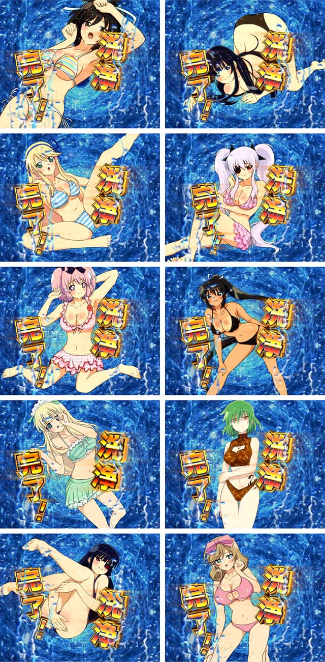 閃乱カグラ2胸踊る・シャワーラウンド・洗浄キャラ