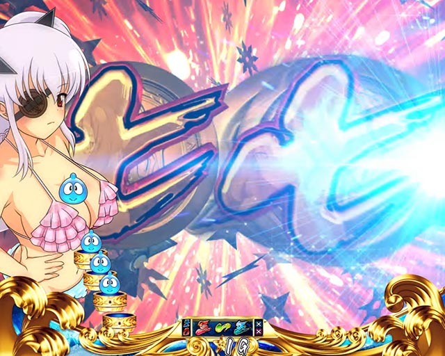 閃乱カグラ2胸踊る・リーチ後予告信頼度