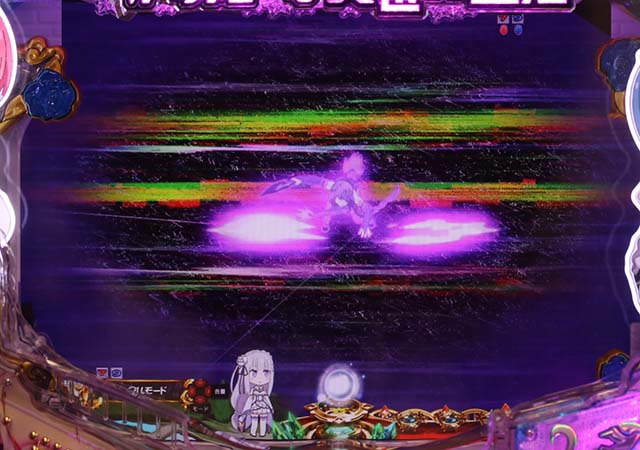 ぱちんこ・リゼロ・リーチ前予告・画面破壊予告